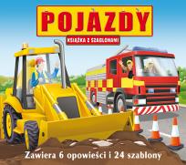 Okładka książki Książeczka z szablonami - Pojazdy