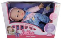 Opakowanie Lalka Julka mówi po polsku niebiesko-różowa