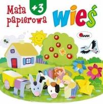 Okładka książki Mała papierowa wieś 3+