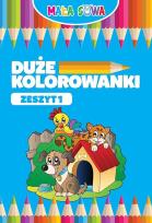 Okładka książki Mała Sowa. Duże kolorowanki. Zeszyt 1