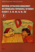 Okładka książki Materiał wyrazowo-obrazkowy... głosek T,D,M w.2014