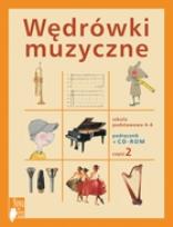 Okładka książki Muzyka SP 4-6 Wędrówki Muzyczne Podr. cz.2 NE