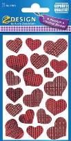 Okładka książki Naklejki foliowe - serca