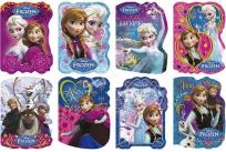 Okładka książki Notes kształtowy A6 Kraina Lodu (15szt) DERFORM