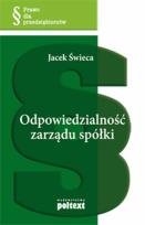Okładka książki Odpowiedzialność zarządu spółki