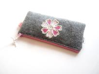 Okładka książki Piórnik POL 036 filcowy Kwiat MESIO.pl