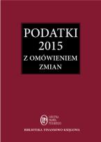 Okładka książki Podatki 2015