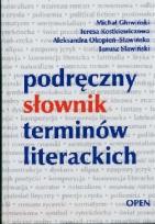 Okładka książki Podręczny słownik terminów literackich