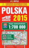 Okładka książki Polska Mapa samochodowa 1:700 000