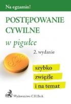Okładka książki Postępowanie cywilne w pigułce