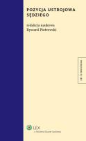 Okładka książki Pozycja ustrojowa sędziego