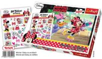 Okładka książki Puzzle 100 Tattoo Disney Minnie TREFL