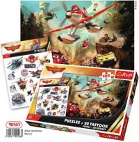 Okładka książki Puzzle 100 Tattoo Disney Planes TREFL