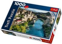 Okładka książki Puzzle 1000 Mostar, Bośnia i Hercegowina TREFL
