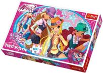 Okładka książki Puzzle 160 W mieście Winx Club