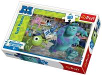 Okładka książki Puzzle 60 Uniwersytet Potworny Mike i Sully TREFL