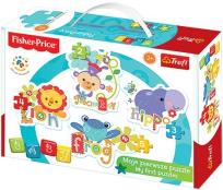 Okładka książki Puzzle Baby Classic - Rainbow Forest II TREFL