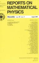 Opakowanie Reports on Mathematical Physics 62/1 2008 Kraj