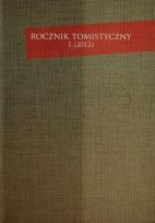 Opakowanie Rocznik Tomistyczny t.1