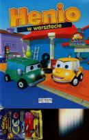 Okładka książki Samochodzik Henio w warsztacie + saszetka