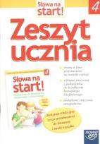 Okładka książki Słowa na start 4 Zeszyt ucznia
