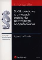 Okładka książki Spółki osobowe w umowach o unikaniu podwójnego opodatkowania