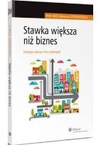 Okładka książki Stawka większa niż biznes