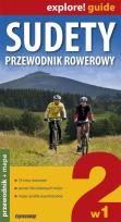 Okładka książki Sudety. Przewodnik rowerowy. Przewodnik + mapa