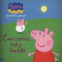 Okładka książki Świnka Peppa. Książeczki z.. 4 Ćw. taty świnki