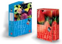 Opakowanie Teczka kartonowa z gumką B4 Pigna Fruits grubość 7 cm mix wzorów