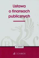 Okładka książki Ustawa o finansach publicznych