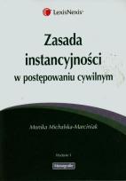 Okładka książki Zasada instancyjności w postępowan cywilnym