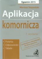 Okładka książki Aplikacja komornicza Egzamin 2015