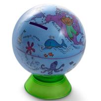 Opakowanie Baby Bank globus skarbonka 11 cm