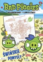 Okładka książki Bad Piggies. Świńskie pomysły. Kolorowanki