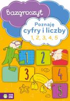 Okładka książki Bazgroszyt - Poznaję cyfry i liczby 1, 2, 3, 4, 5