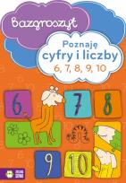 Okładka książki Bazgroszyt - Poznaję cyfry i liczby 6, 7, 8, 9, 10