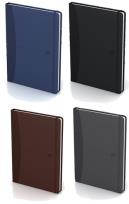 Opakowanie Brulion A6 Oxford w linie 72 kartki Signature ciemne mix