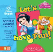 Okładka książki Disney English Let's have fun Animals. Księżniczki
