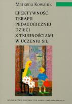 Okładka książki Efektywność terapii pedagogicznej dzieci z trudnościami w uczeniu się