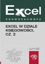Okładka książki Excel zaawansowany Excel w dziale księgowości część 2