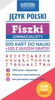 Okładka książki Fiszki gimnazjalisty. Język polski