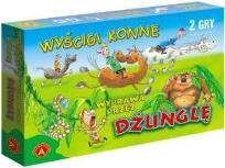 Okładka książki Gra - Wyścigi konne. Wyprawa przez dżunglę. ALEX