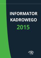 Okładka książki Informator kadrowego 2015
