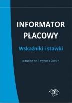 Okładka książki Informator płacowy
