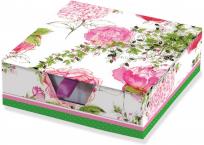 Opakowanie Karteczki zdobione Ogród róż