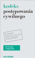 Okładka książki Kodeks postępowania cywilnego 01.02.2015