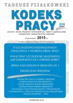 Okładka książki Kodeks Pracy 2015