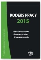 Okładka książki Kodeks pracy 2015