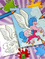 Okładka książki Kolorowanka Zaczarowny świat